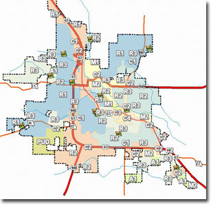 West Plains Zoning Map